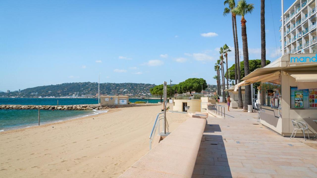 Le Sun-Beach - Spacieux 3 Pieces Avec Parking A 400 M Des Plages De Juan-Les-Pins Exteriör bild